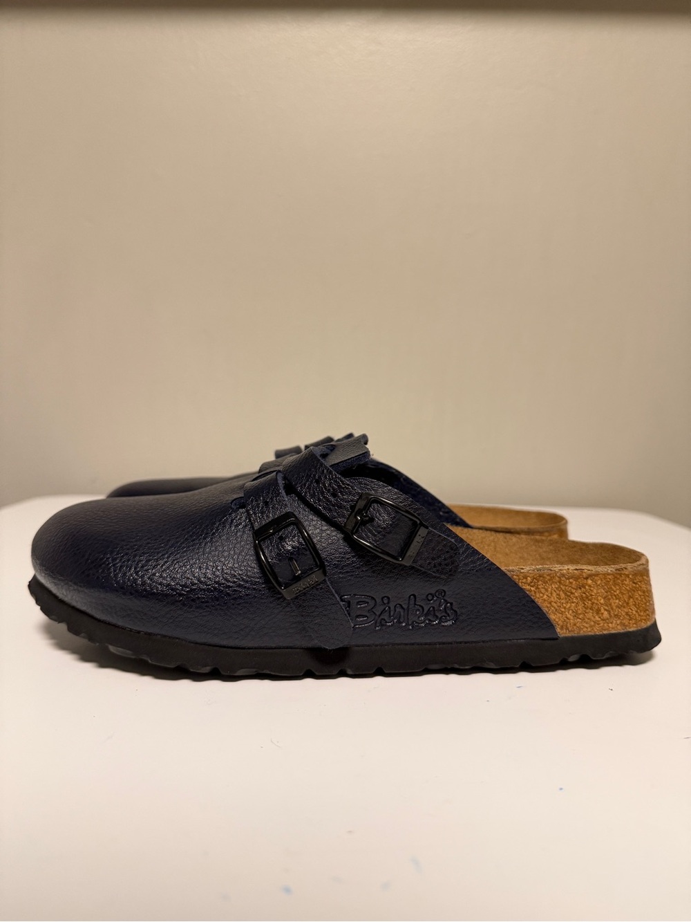 Birkenstock Birki's Camden Closed Toe Clogs Navy Blue Women’s US 6-6.5 Medium
